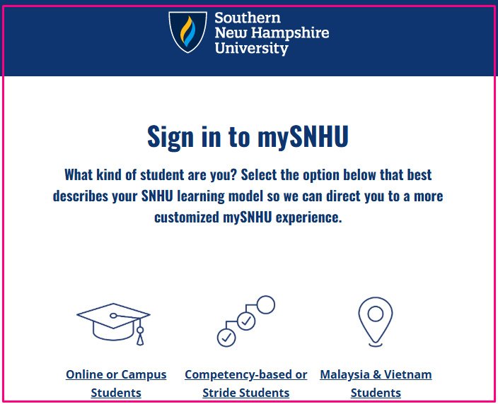 SNHU Student Portal