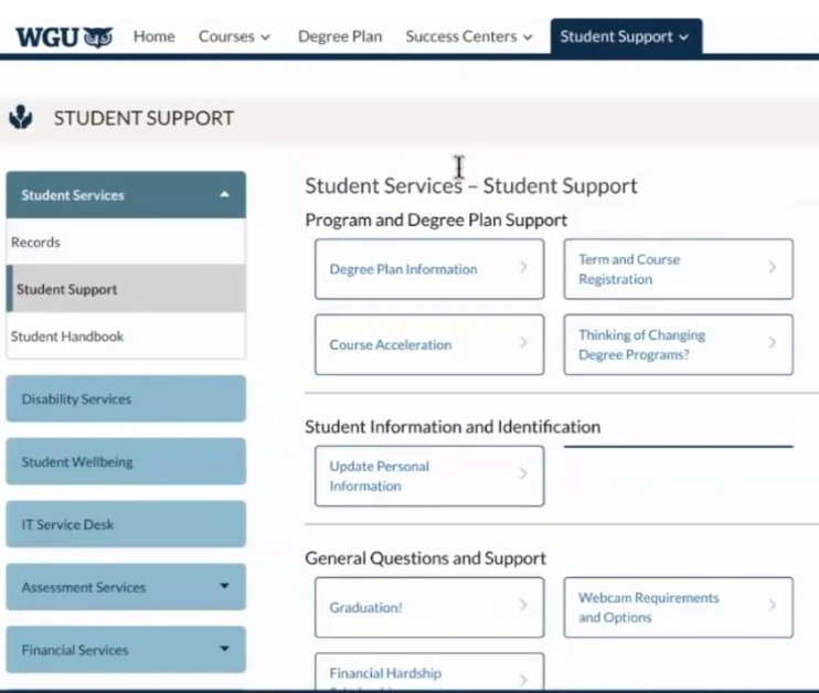WGU Student Portal